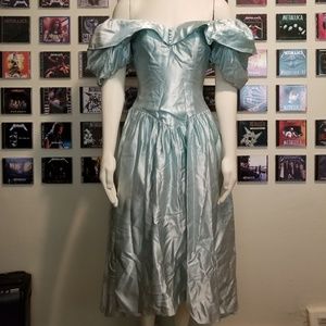 80s Prom Dress Leather